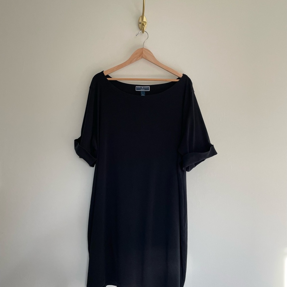 Classic Black T-Shirt Dress